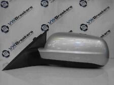 Volkswagen Passat 2001-2005 Passenger NS Wing Mirror Silver Electric LA7W